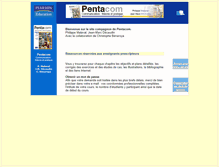 Tablet Screenshot of pentacom.pearsoned.fr
