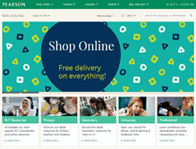 Tablet Screenshot of pearsoned.co.nz